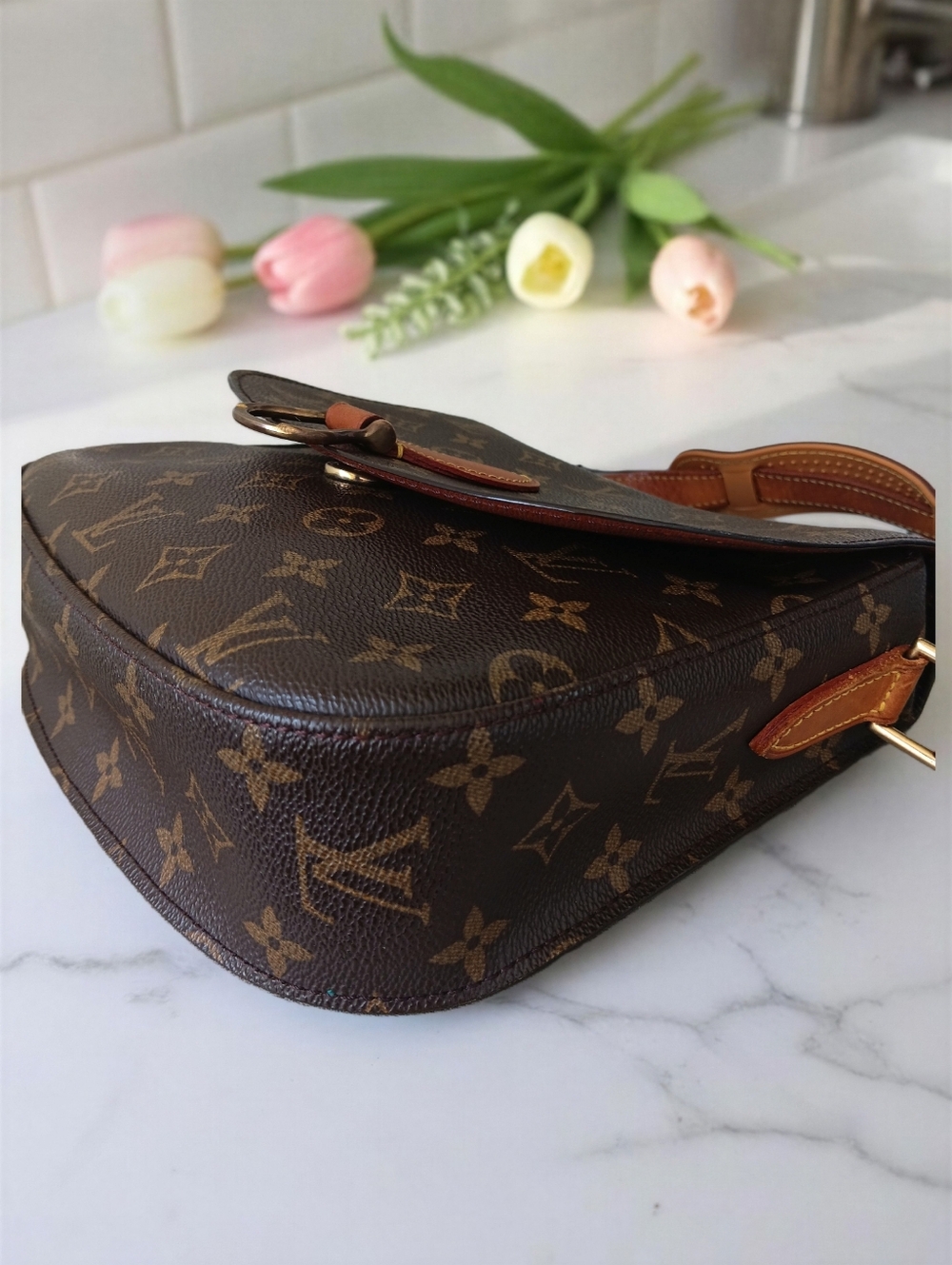 Louis Vuitton Monogram Saint Cloud GM Crossbody Vintage 1998 ✨ COA - Picture 9 of 16